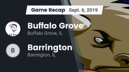 Recap: Buffalo Grove  vs. Barrington 2019