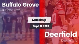 Matchup: Buffalo Grove High vs. Deerfield  2020
