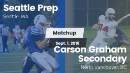 Matchup: Seattle Prep vs. Carson Graham Secondary 2018