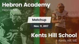 Matchup: Hebron Academy  vs. Kents Hill School 2017