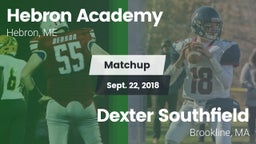 Matchup: Hebron Academy  vs. Dexter Southfield  2018