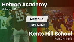 Matchup: Hebron Academy  vs. Kents Hill School 2018