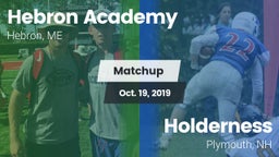 Matchup: Hebron Academy  vs. Holderness  2019