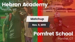 Matchup: Hebron Academy  vs. Pomfret School 2019