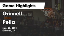 Grinnell  vs Pella  Game Highlights - Jan. 28, 2021