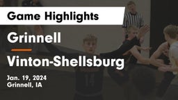 Grinnell  vs Vinton-Shellsburg  Game Highlights - Jan. 19, 2024