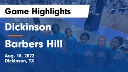 Dickinson  vs Barbers Hill  Game Highlights - Aug. 18, 2022
