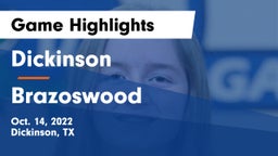 Dickinson  vs Brazoswood  Game Highlights - Oct. 14, 2022