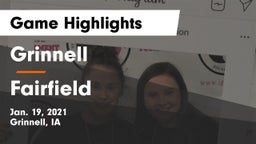 Grinnell  vs Fairfield  Game Highlights - Jan. 19, 2021