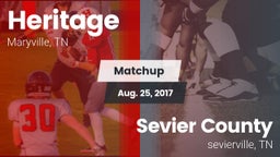 Matchup: Heritage  vs. Sevier County 2017