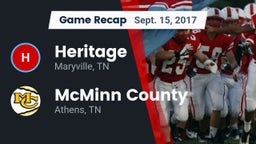 Recap: Heritage  vs. McMinn County  2017