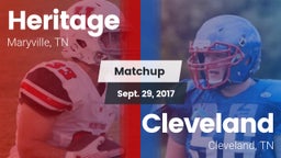 Matchup: Heritage  vs. Cleveland  2017