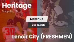 Matchup: Heritage  vs. Lenoir City  (FRESHMEN) 2017
