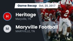 Recap: Heritage  vs. Maryville Football 2017