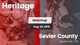 Matchup: Heritage  vs. Sevier County 2018