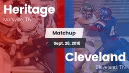 Matchup: Heritage  vs. Cleveland  2018