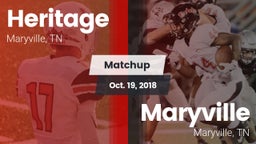 Matchup: Heritage  vs. Maryville  2018