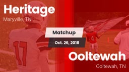 Matchup: Heritage  vs. Ooltewah  2018