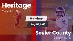 Matchup: Heritage  vs. Sevier County  2019