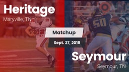 Matchup: Heritage  vs. Seymour  2019