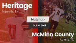 Matchup: Heritage  vs. McMinn County  2019