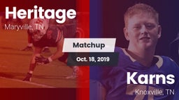 Matchup: Heritage  vs. Karns  2019