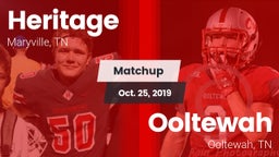 Matchup: Heritage  vs. Ooltewah  2019