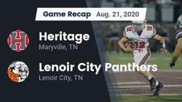 Recap: Heritage  vs. Lenoir City Panthers 2020