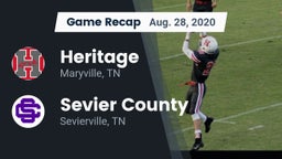 Recap: Heritage  vs. Sevier County  2020