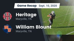 Recap: Heritage  vs. William Blount  2020