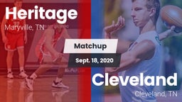 Matchup: Heritage  vs. Cleveland  2020