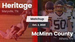 Matchup: Heritage  vs. McMinn County  2020