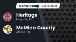 Recap: Heritage  vs. McMinn County  2020