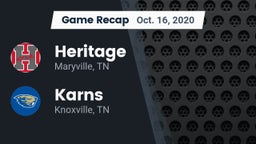 Recap: Heritage  vs. Karns  2020