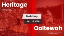 Matchup: Heritage  vs. Ooltewah  2020