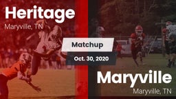Matchup: Heritage  vs. Maryville  2020