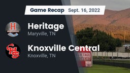 Recap: Heritage  vs. Knoxville Central  2022