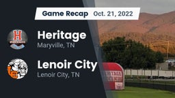 Recap: Heritage  vs. Lenoir City  2022
