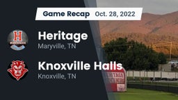 Recap: Heritage  vs. Knoxville Halls  2022