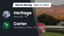 Recap: Heritage  vs. Carter  2023