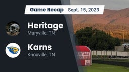 Recap: Heritage  vs. Karns  2023