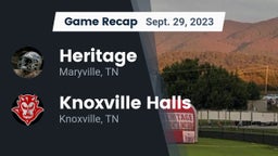 Recap: Heritage  vs. Knoxville Halls  2023