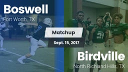 Matchup: Boswell vs. Birdville  2017