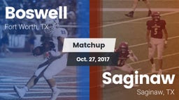 Matchup: Boswell vs. Saginaw  2017