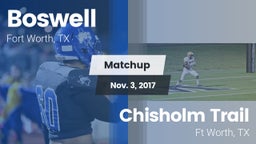 Matchup: Boswell vs. Chisholm Trail  2017