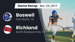 Recap: Boswell   vs. Richland  2017