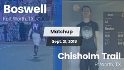 Matchup: Boswell vs. Chisholm Trail  2018