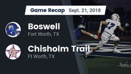 Recap: Boswell   vs. Chisholm Trail  2018