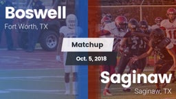 Matchup: Boswell vs. Saginaw  2018