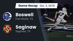 Recap: Boswell   vs. Saginaw  2018